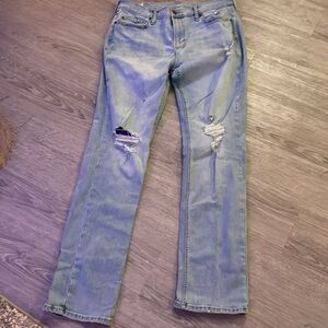 Abercrombie & Fitch Light Blue Slim Straight Jeans